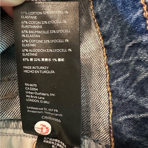 Free People We The Free Women's 24 Medium Wash Blue distressed Denim Jeans(a3 - Picture 10 of 11